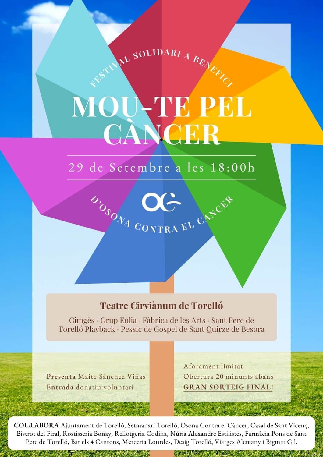 Festival benèfic a Torelló: Mou-te pel càncer