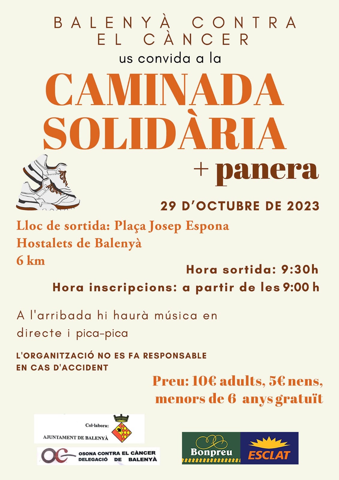 Caminada solidaria a Hostalets de Balenyà