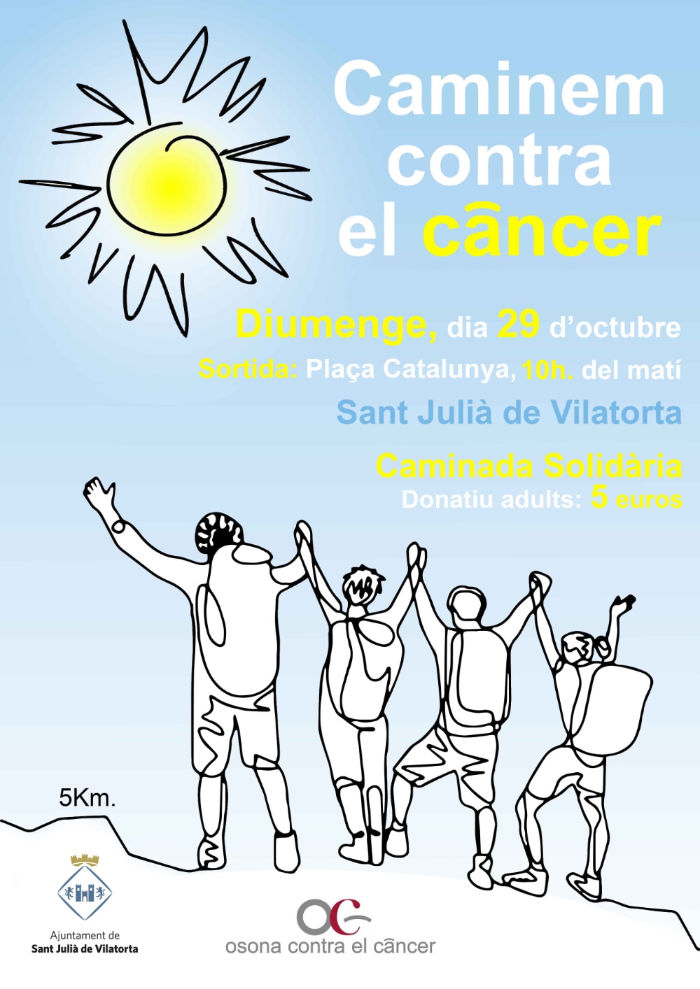 Caminada solidaria a Sant Joan de Vilatorta