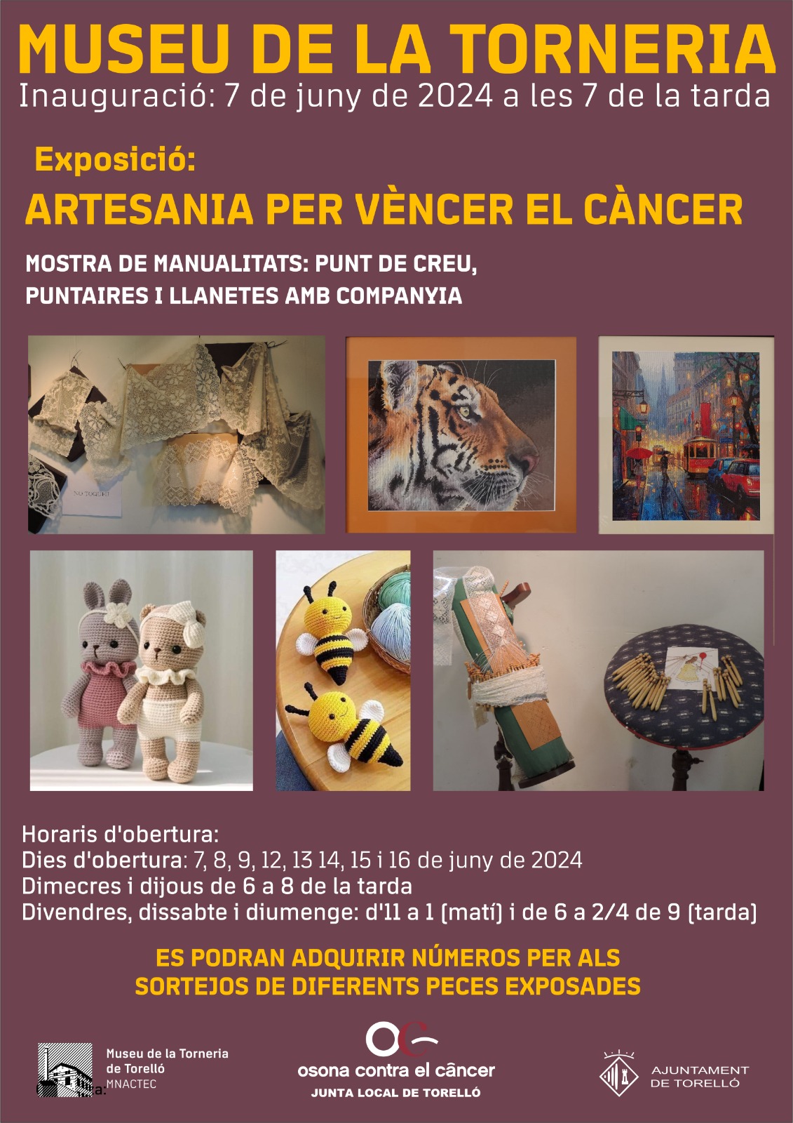 Exposició a Torelló: "Artesania per vèncer el càncer"