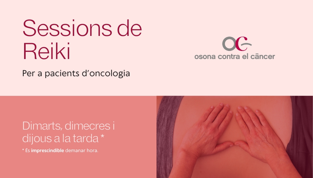 Osona Contra el Càncer ofereix sessions de Reiki per a pacients d'oncologia